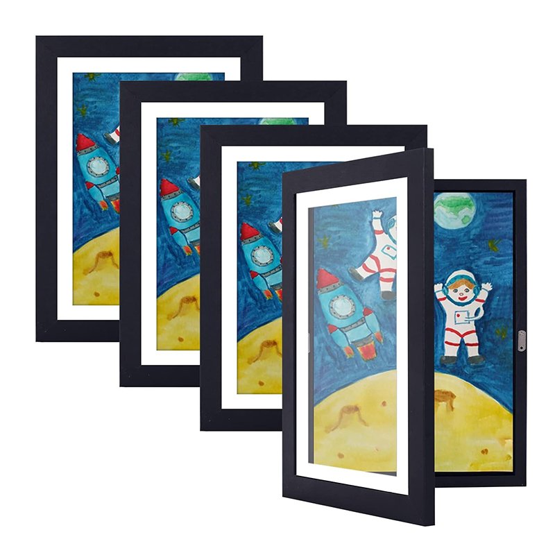 Factory Wholesale Customized, 10×12.5 Kids Art Picture Frames, Front Opening, Suitable for children’s paintings, artwork, children’s art projects, school assignments, home or office use