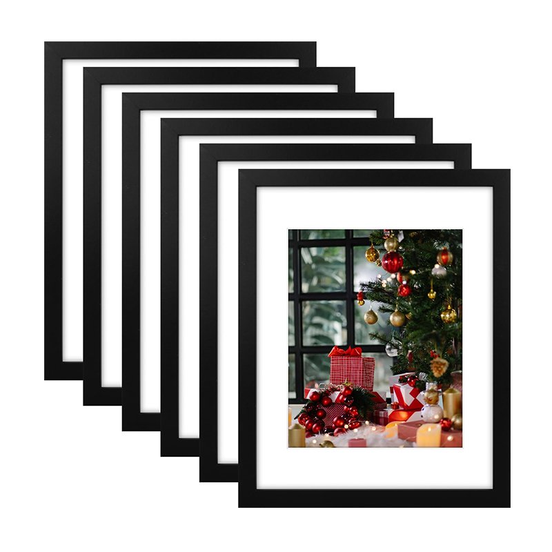 Cheap factory direct sales A4 8X10 11X14 11X17 18X24 Wholesale Wooden Picture Frames For Home Decor Black Wood Photo Frame